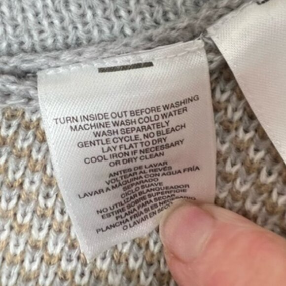 Anne Klein Womens Hooded Zip-Up Sweater Cape Plus Size XL - Picture 4 of 6